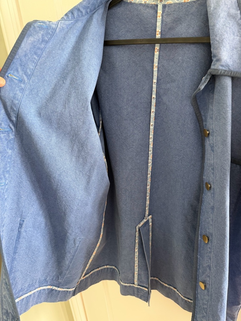 Block Shop Textiles Denim-Style Canyon Jacket with Patch Pockets - Picture 5 of 6